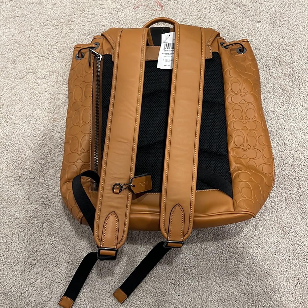 Coach Sullivan Backpack Signature Leather - Picture 9 of 13